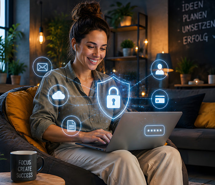 Frau Login Berechtigung